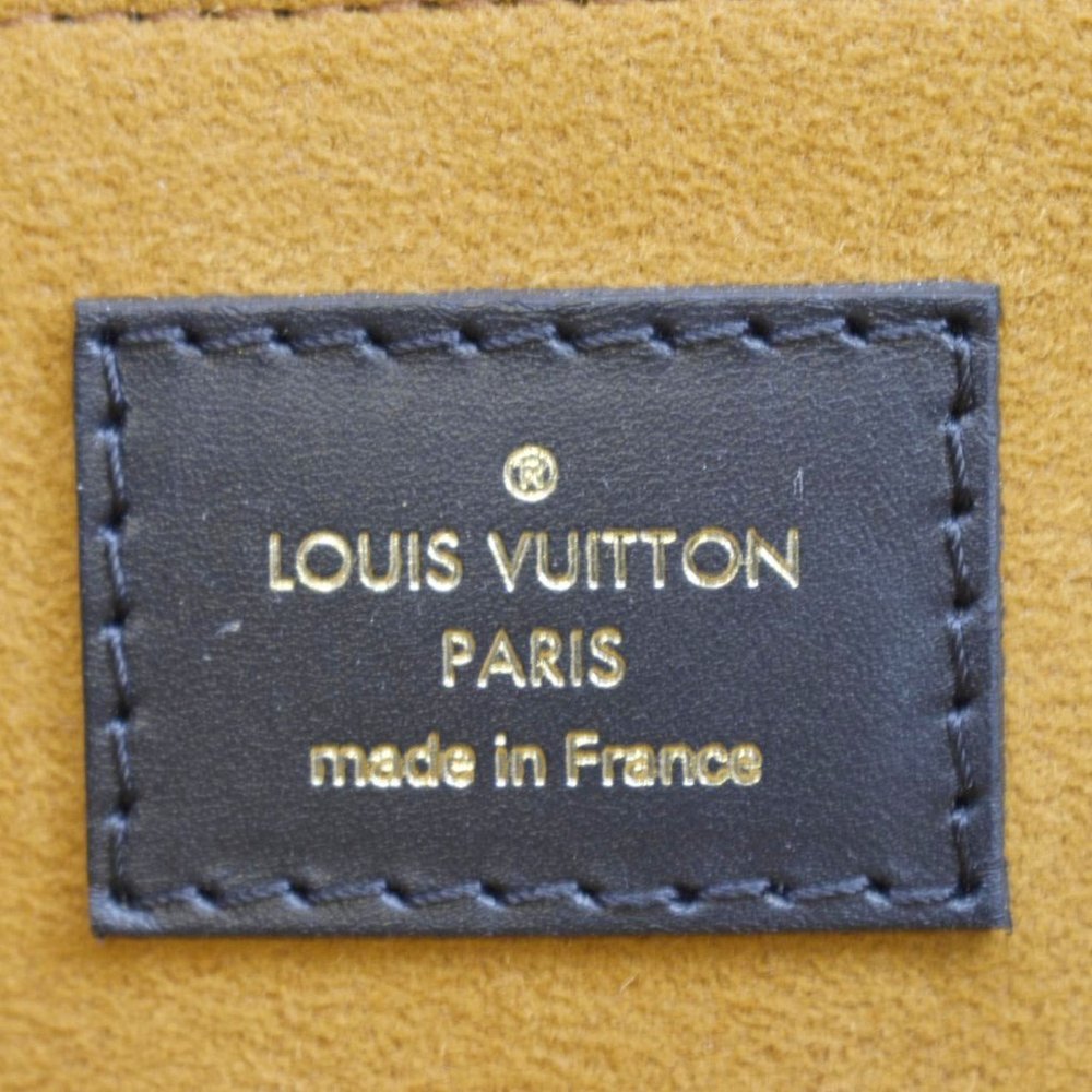 LOUIS VUITTON  Onthego GM Monogram Empreinte Leather Tote Bag Black - Picture 12 of 12